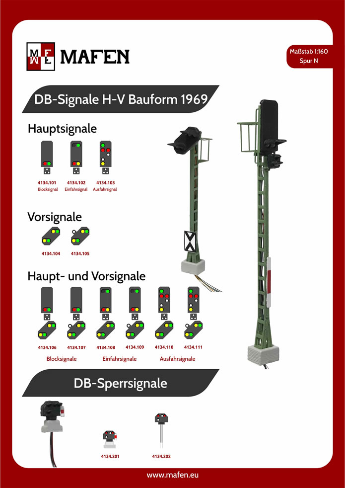 MAFEN: DB und DR-Lichtsignale Fine Scale