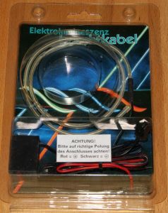 elektrolumineszenz Leuchtkabel 12v Ø3,2mm 