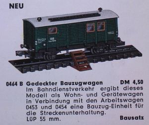 PHOTO vom Arnold Bauzugwagen bis ca. 1968