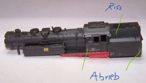 Gehäuse BR65 1057-2 mit Beschädigungen, siehe Fotos