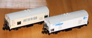 2-achsige Kühlwagen der Fa. Interfrigo mit KKK