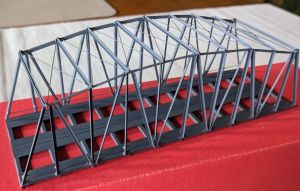 Bogenbrücke 18cm 2-gleisig