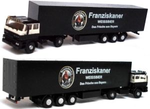 DAF 2800 '74, Koffer-Sz., Franziskaner Weißbier, Epoche 4