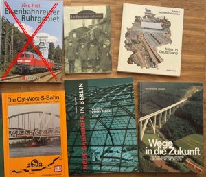Eisebahnliteratur - Bücher mit verschiedenen regionalen Bezug