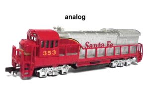 GE U36B, 353, A.T.& S.F., Diesellok, analog