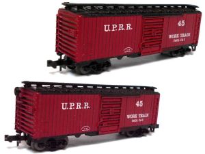 Tool Car, U.P.R.R., gedeckter Güterwagen, dunkelrot