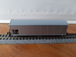 2-achsiger Schiebewandwagen Bauart Hbils-vy der Schweizer Bundesbahn SBB