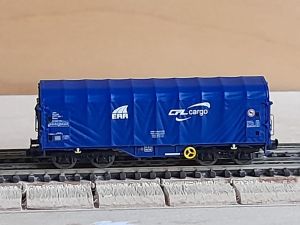 4-achsiger Schiebeplanenwagen Bauart Shimms der ERR / CFL Cargo