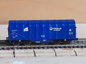 4-achsiger Schiebeplanenwagen Bauart Shimms der ERR / Veolia