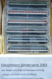 Zug 6 Popwagen mit Licht, Sonderserie 2003