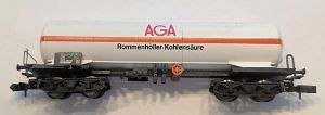 Kesselwagen, 4-achsig, Sondermodell „ AGA Rommenhöller-Kohlensäure“