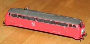 Gehäuse für Diesellok BR 218 orientrot