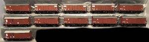 Modelbahn Union verschiedene geschlossener Güterwagen Gms54/Pwghs54 (Neu/Unbespielt)