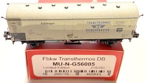 Modellbahn Union N-G56005 Kühlwagen Transthermos Fährbootwagen