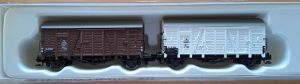 2 gedeckte Güterwagen DSB  #16