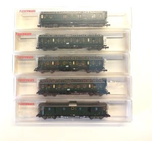 Fleischmann Piccolo Personen Gepäck Bahnpost Wagen DRG