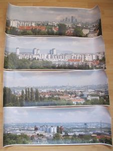 Fotorealistische Hintergrundkulissen Wiener Vorstadt