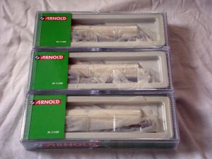 Aral-Kesselwagen, Arnold/Hornby HN6017, 3 Wagen