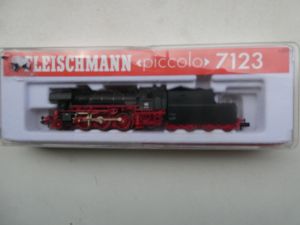 Fleischmann 7123 Schlepptenderlok BR 23, Bauart 1’C1’ h2, schwarz, NEU/OVP siehe Beschreibung