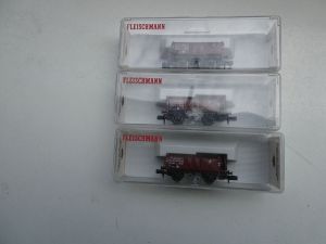 Fleischmann 8212 2 x, 8208 1x  Speichenräder wenig Gebraucht siehe Beschreibung