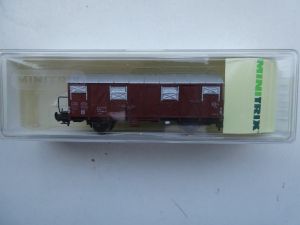 Minitrix 13943 k Gedeckter Güterwagen, 2-achsig, siehe  Beschreibung
