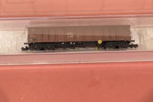 Hochbordwagen Eanos der FS mit Holzladung