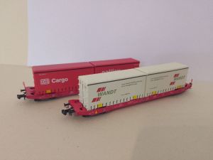 2 containerwagen 