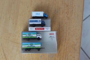 1x Kühlkofferlastzug,2xKühlkoffer LKW