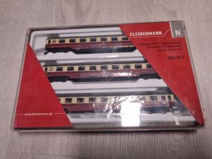 Fleischmann N Christoforus-Express Personenwagen-Set 3-Tlg. - Rot (881911)