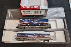 Einheitstaschenwagen Set der SBB mit Auflieger & Pritschen der HUPAC Ep. VI