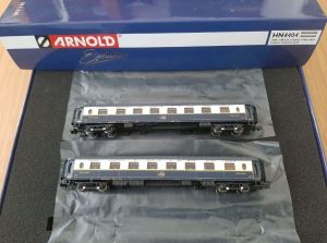 2 tlg. Pullmanwagen Set CIWL, Ep. III, 'Flèche d'Or' OVP