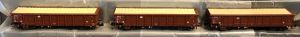 Hobbytrain 3-er Set Rolldachwagen Tamns 893 der DB (Neu/Unbespielt)