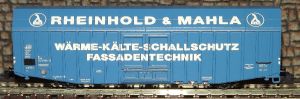 Liliput Grossraum Gueterwagen Bauart Hbbks RHEINHOLD & MAHLA (Neu/Unbespielt/D Versandfrei)