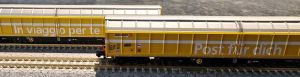 Großraumschiebewandwagen Die Post SBB