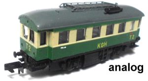 T2, KGH, Triebwagen, EVP, analog