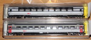 zwei SBB EC-Wagen 1.Klasse