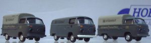 Minis-Trio: 3x VW T2 "DB STÜCKGUT"