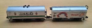 2 Güterwagen idee+spiel und Beck's