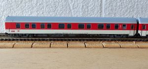 2-tlg. Set Schlafwagen Bauart WLABmz173.1 der DB NachtZug (rot / weiß)