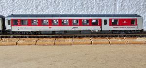 3-tlg. Set Liegewagen Bauart Bpm875.0, Bpm875.0, BDcm der CityNightLine (rot / weiß)