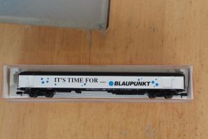 4-achsig Ausstellungswagen "Blaupunkt" in Ersatzverpackung