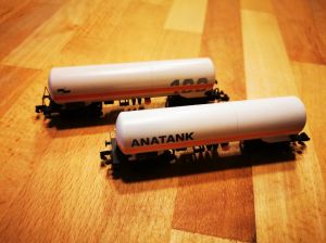 2x Arnold Druckgaskesselwagen