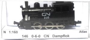 0-6-0, 146, CN, Dampflok, analog