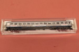DB-Silberling mit Innenbeleuchtung, Werbewagen