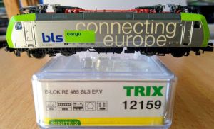 Minitrix 12159 Re 485 "connecting europe" der BLS Cargo