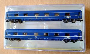Minitrix 15733 Schlafwagen-Set der DB