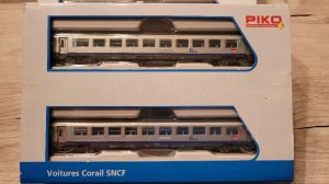 SNCF Wagen Set TER Rhone Alpes Lackierung von Piko. Rar.