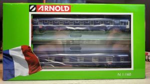 Schlafwagen Set der SNCF von Arnold. Wie neu.