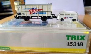 Minitrix 15318 Museumswagen-Set "Schöller"  Ep. II