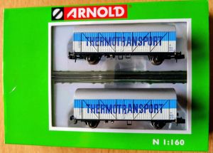 Arnold HN6402 Kühlwagen-Set "Thermotransport" der SJ (Ep. III)